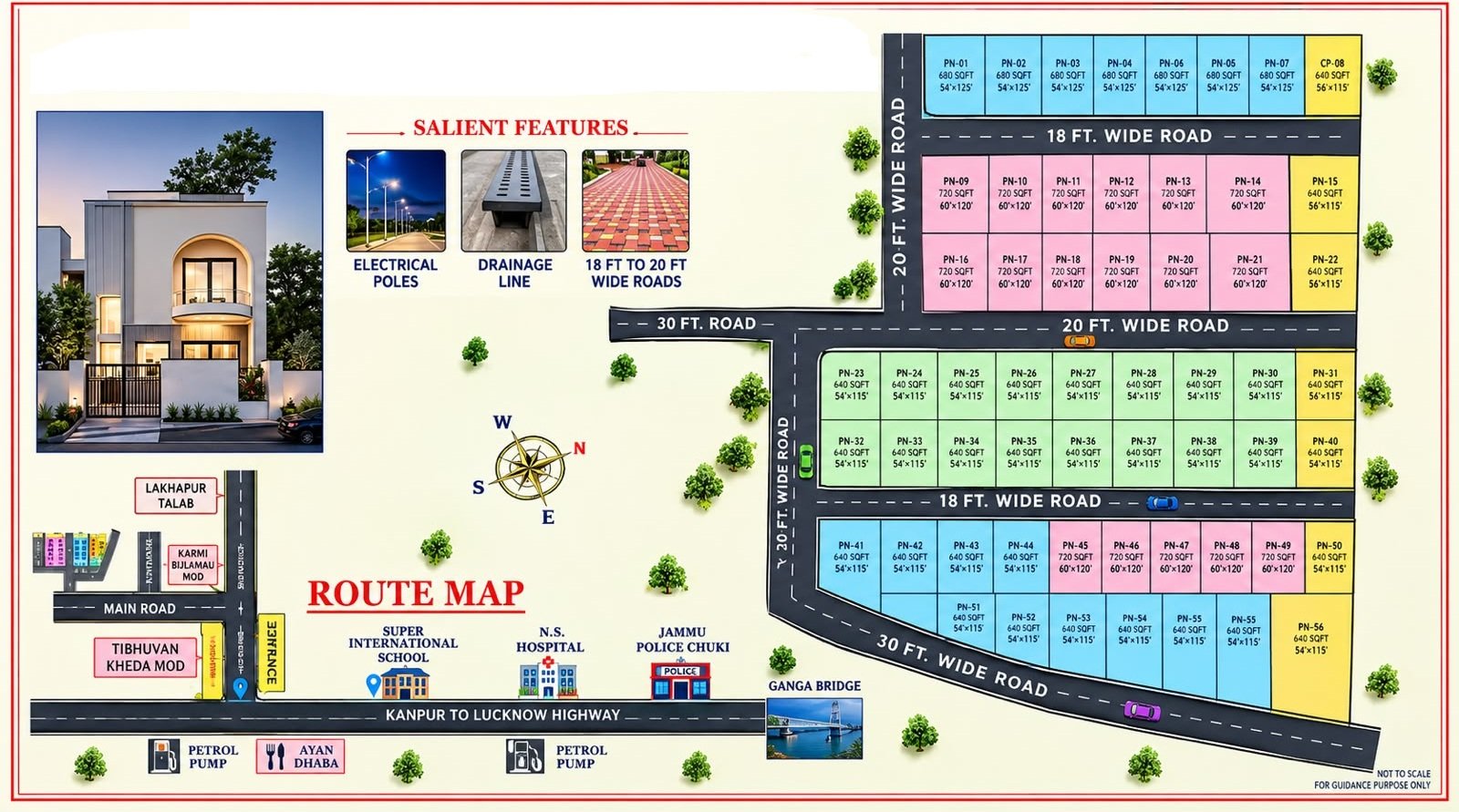 Site 1 Master Layout Map